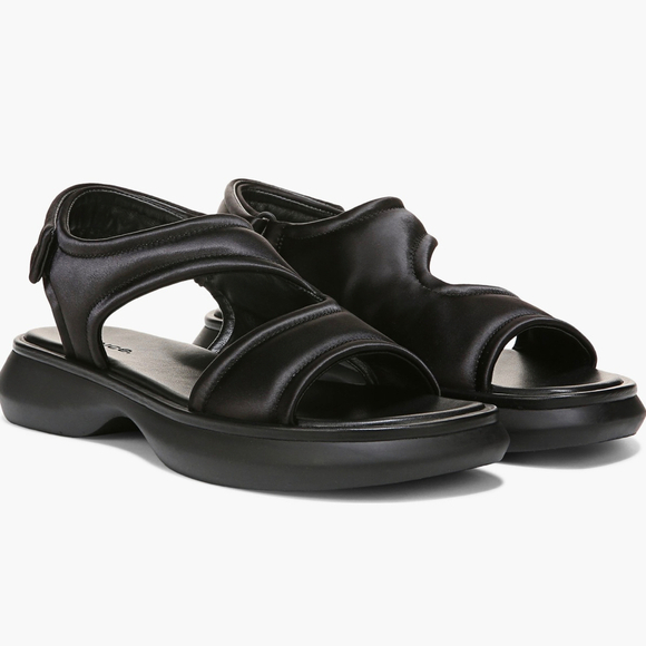 Vince Shoes - Vince Women's Fresca Black Strappy Slingback Sport Sandals Size 7 (MSRP $285)